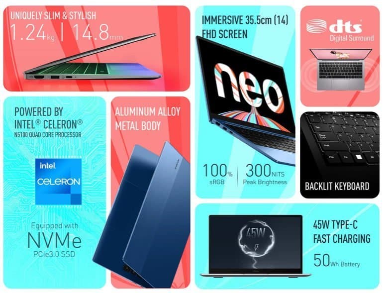 Infinix INBook X1 Neo launched