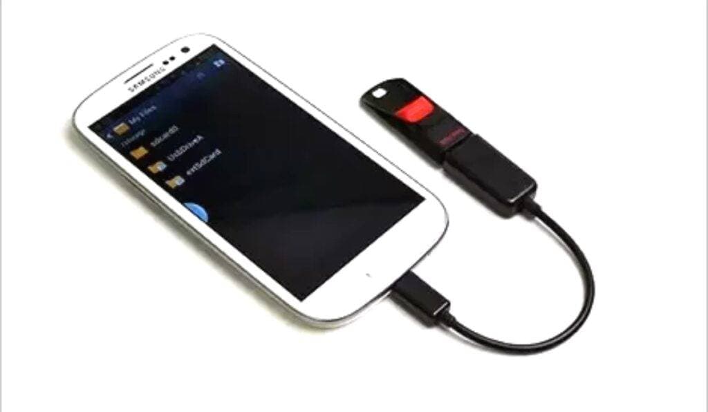 Connect Pendrive to an Android phone