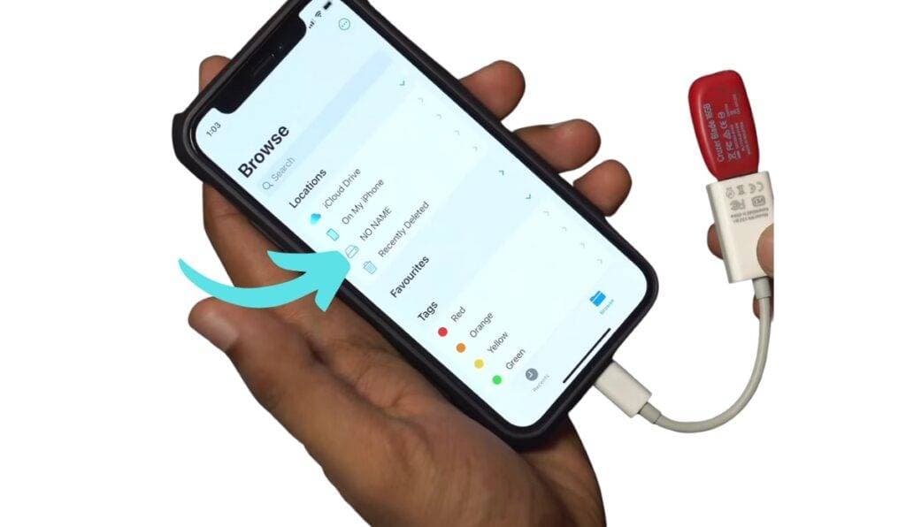 Connect Pendrive to an iPhone 2